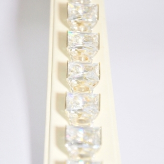 Bransoleta z prostokątnym kryształem Swarovskiego